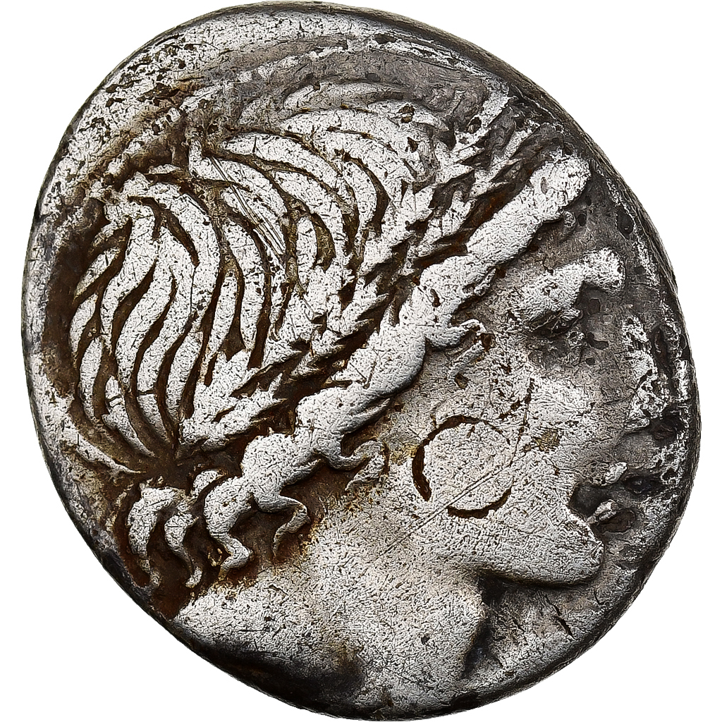 Memmia, Denarius, 109-108 BC, Rome, Brockage, Silver, , Crawford:304/1