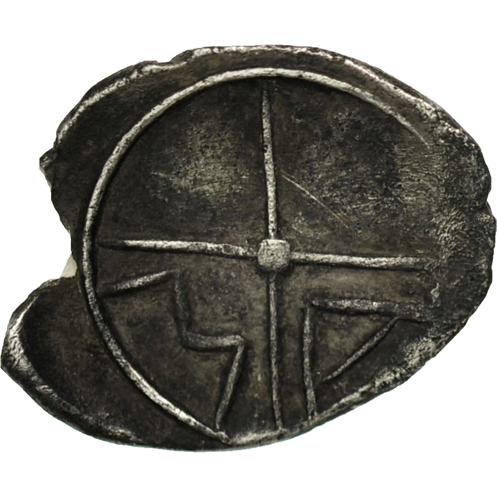 Munten, Massalia, Obol, 200-121 BC, Marseille, ZF, Zilver, SNG Cop:723-8