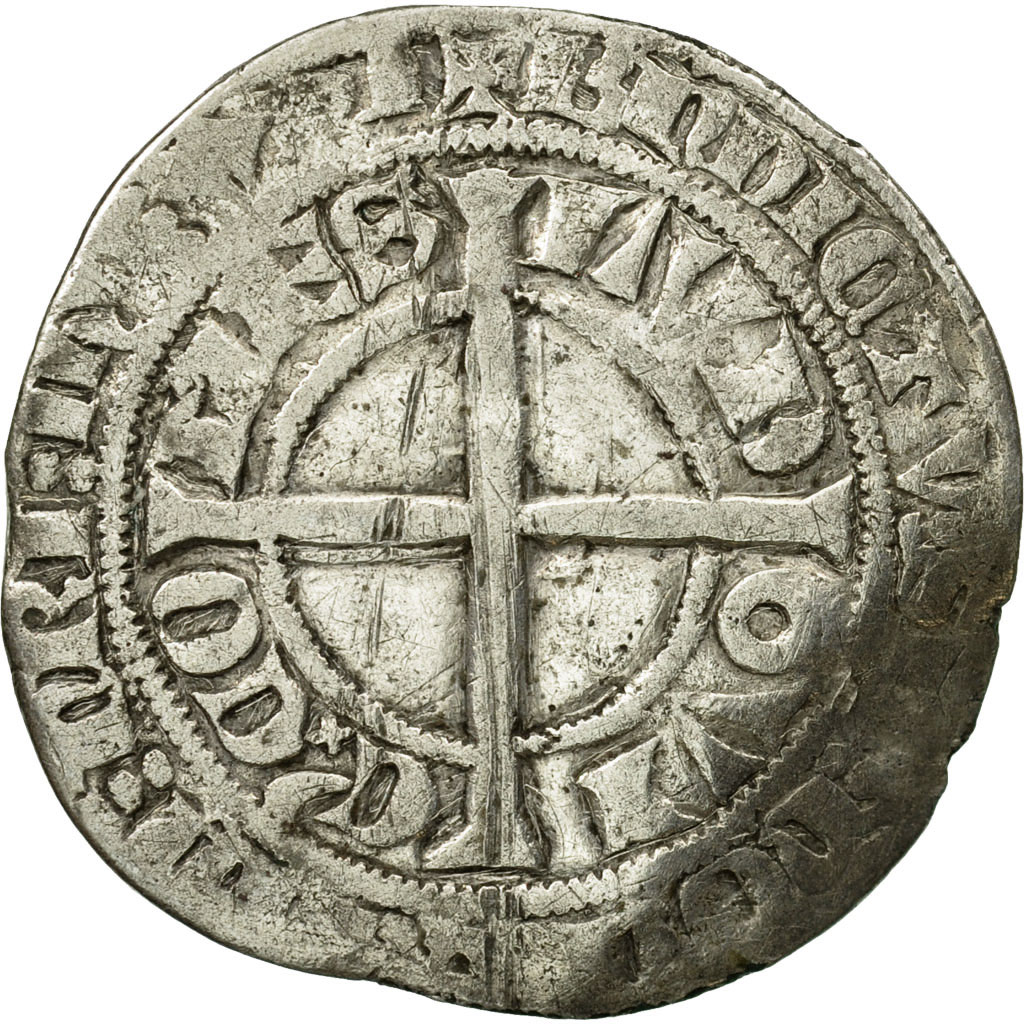 Coin, France, Louis II, Gros, Bruges, VF, Silver, Boudeau:2230
