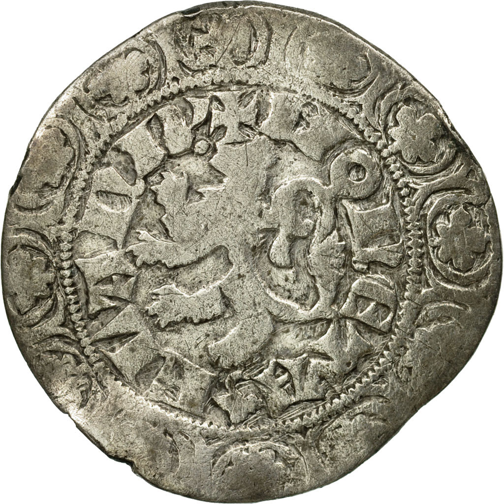 Coin, France, Louis II, Gros, Bruges, VF, Silver, Boudeau:2230