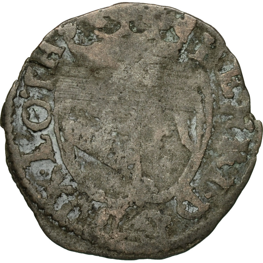Coin, France, Charles IV, 1/2 Gros, Nancy, , Billon, Boudeau:1561