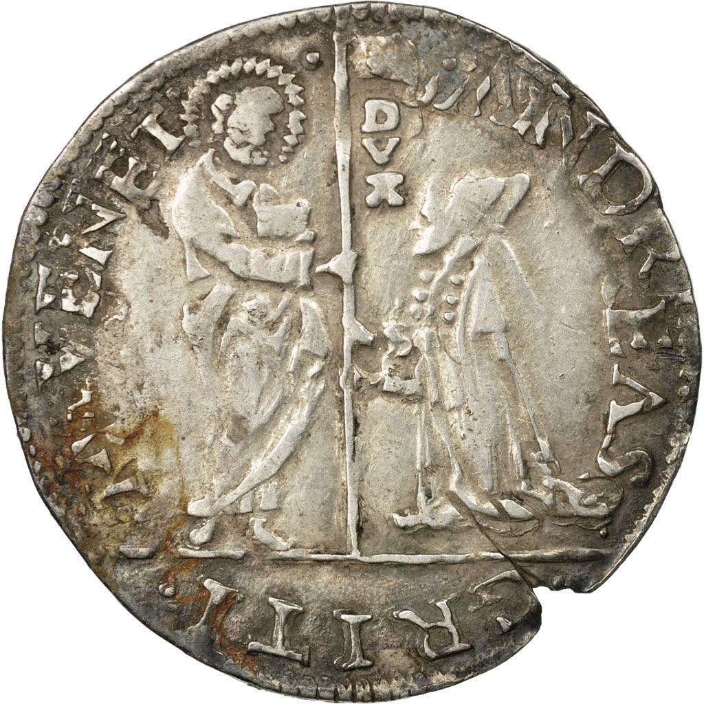 Coin, ITALIAN STATES, Andrea Gritti (1523-1538), Lira, Venezia, VF