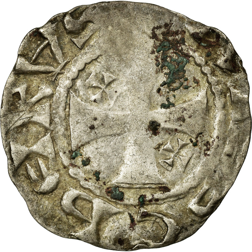 Coin, France, Picardie, Denarius, Corbie, , Silver, Boudeau:1909