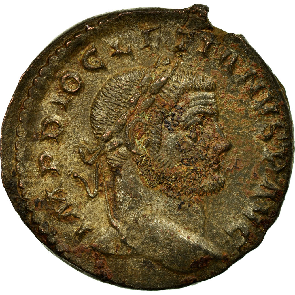 Coin, Diocletian, Follis, Trier, , Billon, RIC:170a