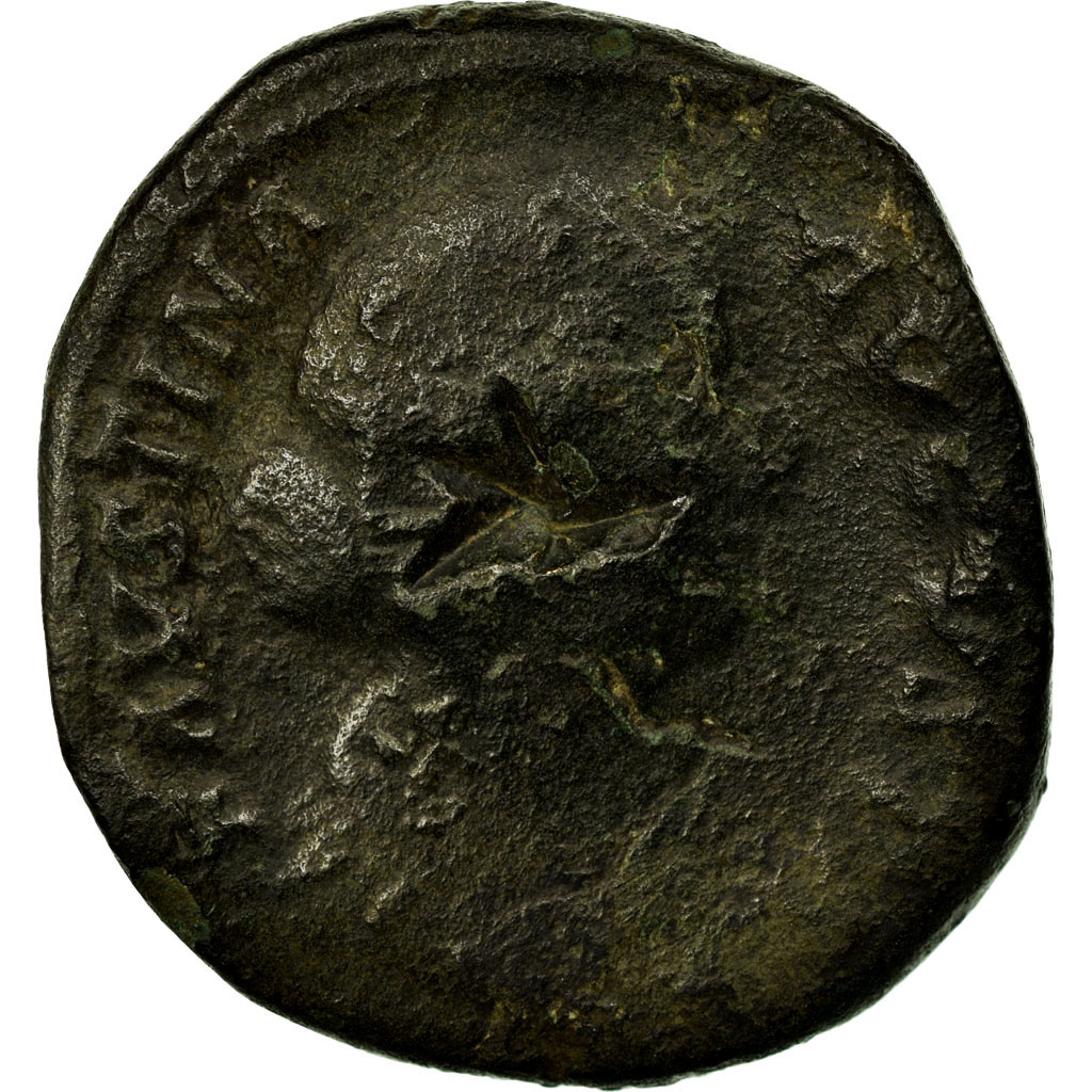 Coin, Faustina II, Sestertius, 161-175, Roma, Consecratio, , Bronze