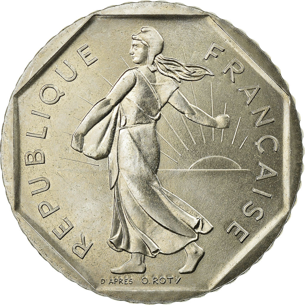 Coin, France, Semeuse, 2 Francs, 1980, , Nickel, KM:942.1, Gadoury:547