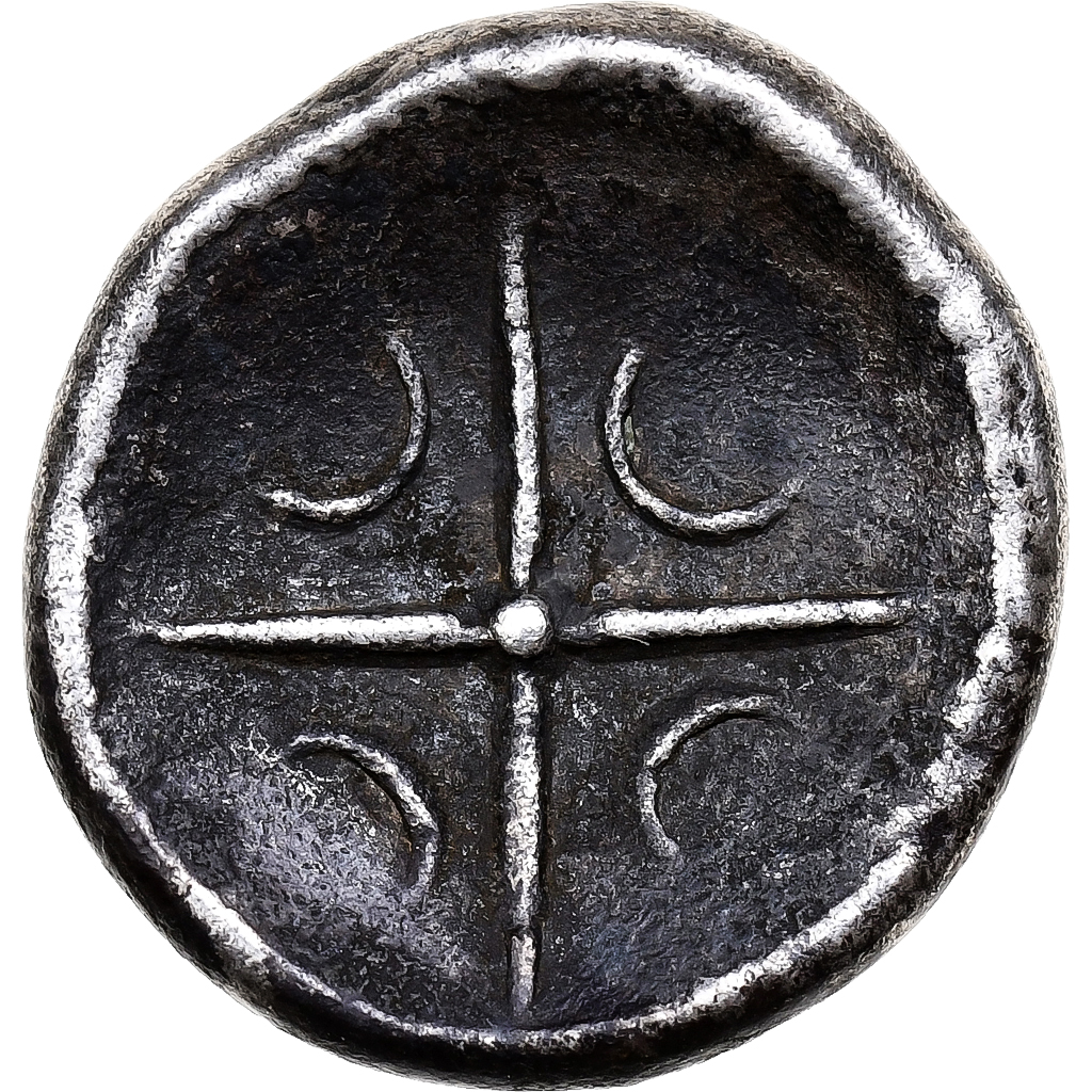 Drachm, 3rd century BC, Rare, Zilver, FR+, Delestrée:manque.