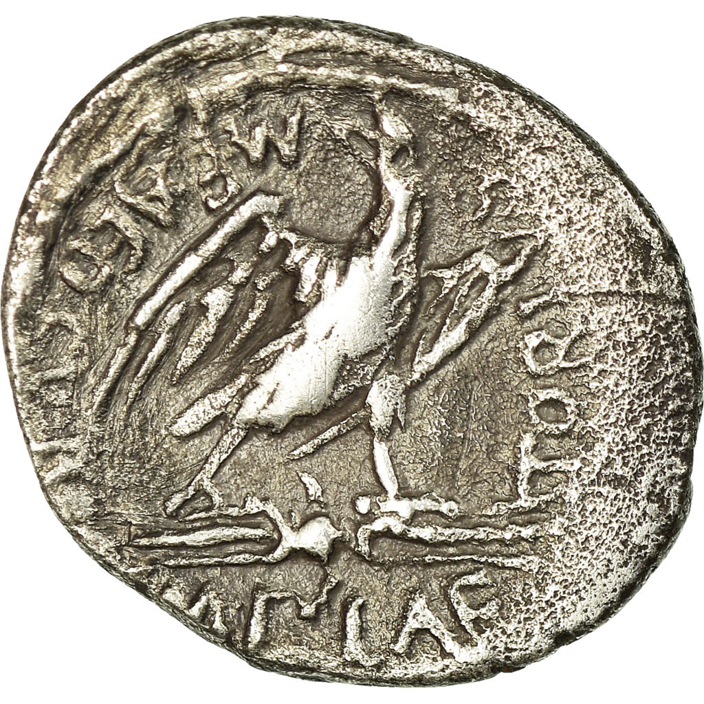 Coin, Plaetoria, Denarius, Rome, , Silver, Crawford:409/1