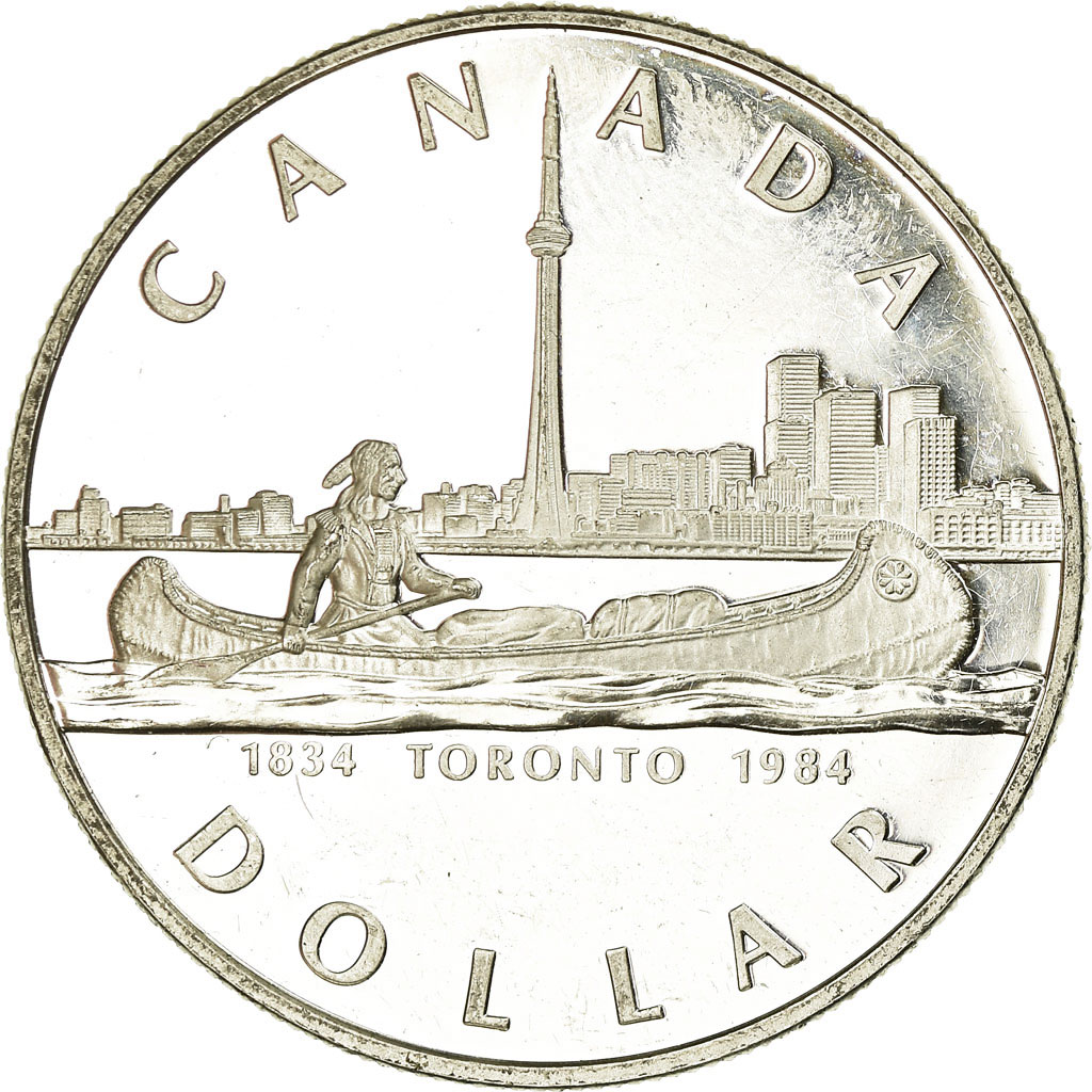 Coin, Canada, Elizabeth II, Dollar, 1984, Royal Canadian Mint, Ottawa