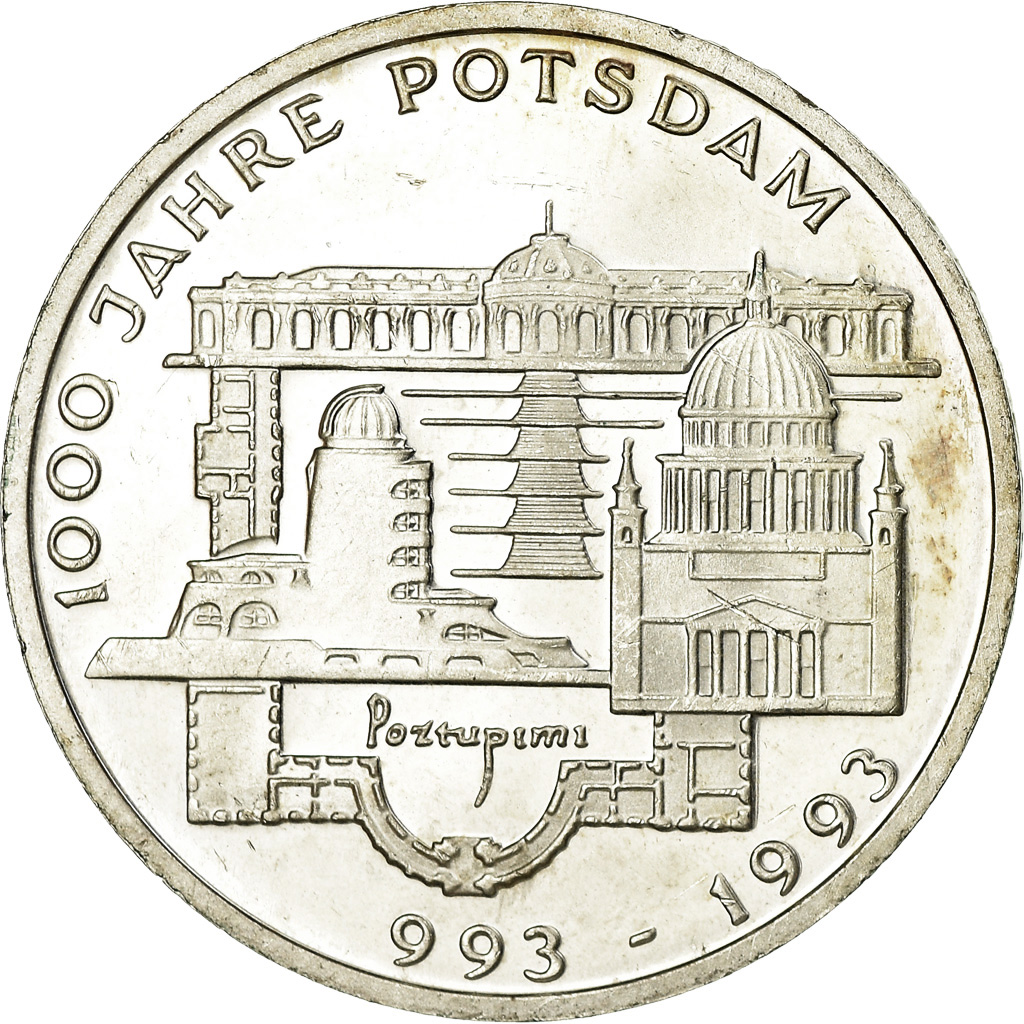 Coin, GERMANY - FEDERAL REPUBLIC, 10 Mark, 1993, Stuttgart, Germany, 