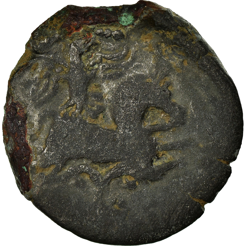 Münze, Meldi, Bronze Æ, SS, Bronze, Delestrée:587