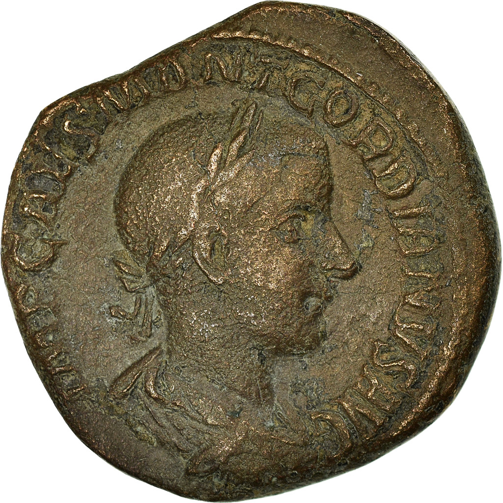 Coin, Gordian III, Sestertius, AD 242, Rome, , Copper, RIC:278a