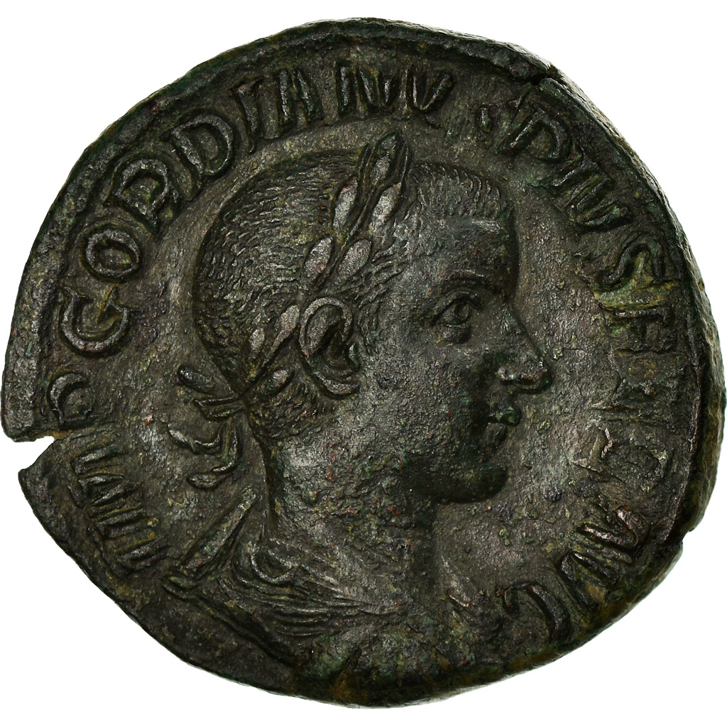 Coin, Gordian III, Sestertius, Rome, , Copper, Cohen:231