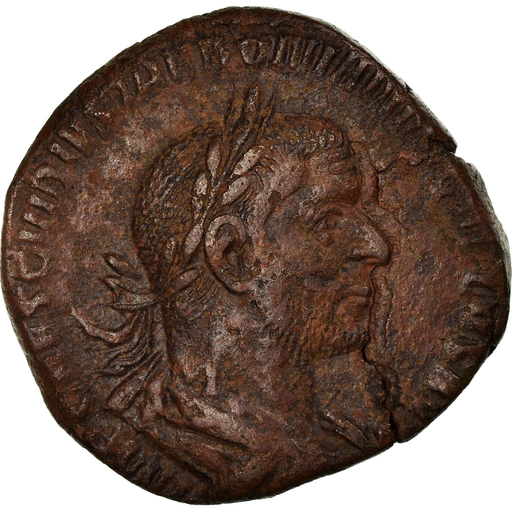 Coin, Trebonianus Gallus, Sestertius, Roma, , Copper, RIC:103