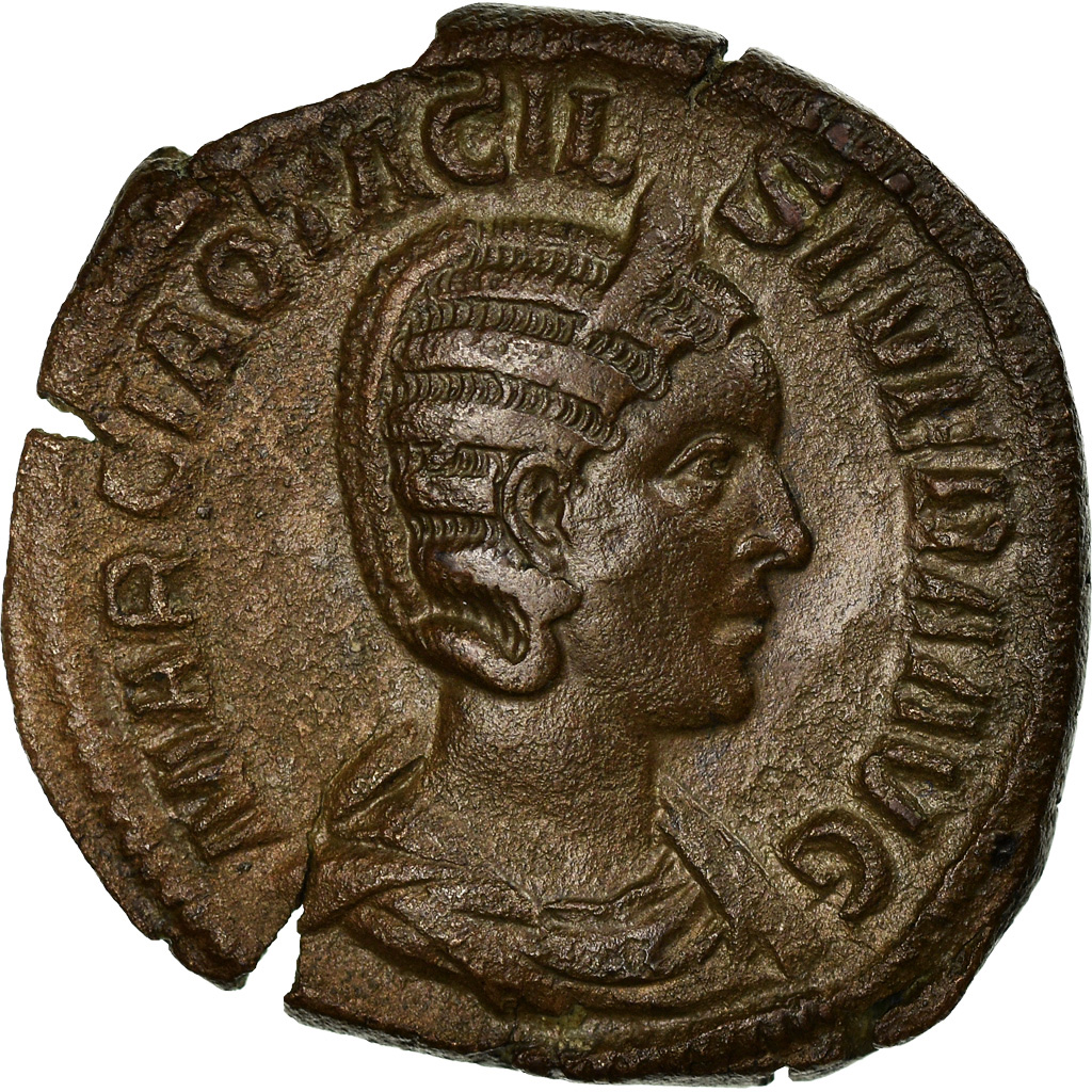 Coin, Otacilia Severa, Sestertius, Rome, , Copper, Cohen:10