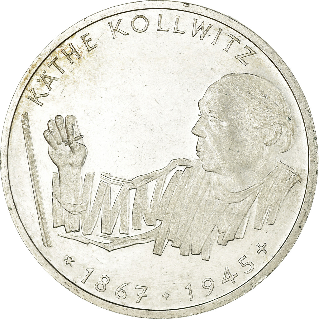 Coin, GERMANY - FEDERAL REPUBLIC, 10 Mark, 1992, Karlsruhe, Germany, 