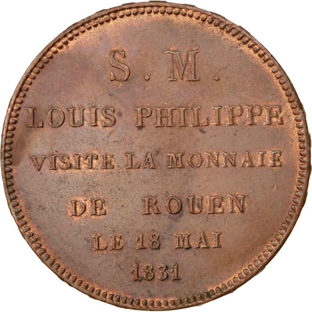 Frankrijk, Medal, Louis Philippe I, Politics, Society, War, Domard, ZF+, Bronze