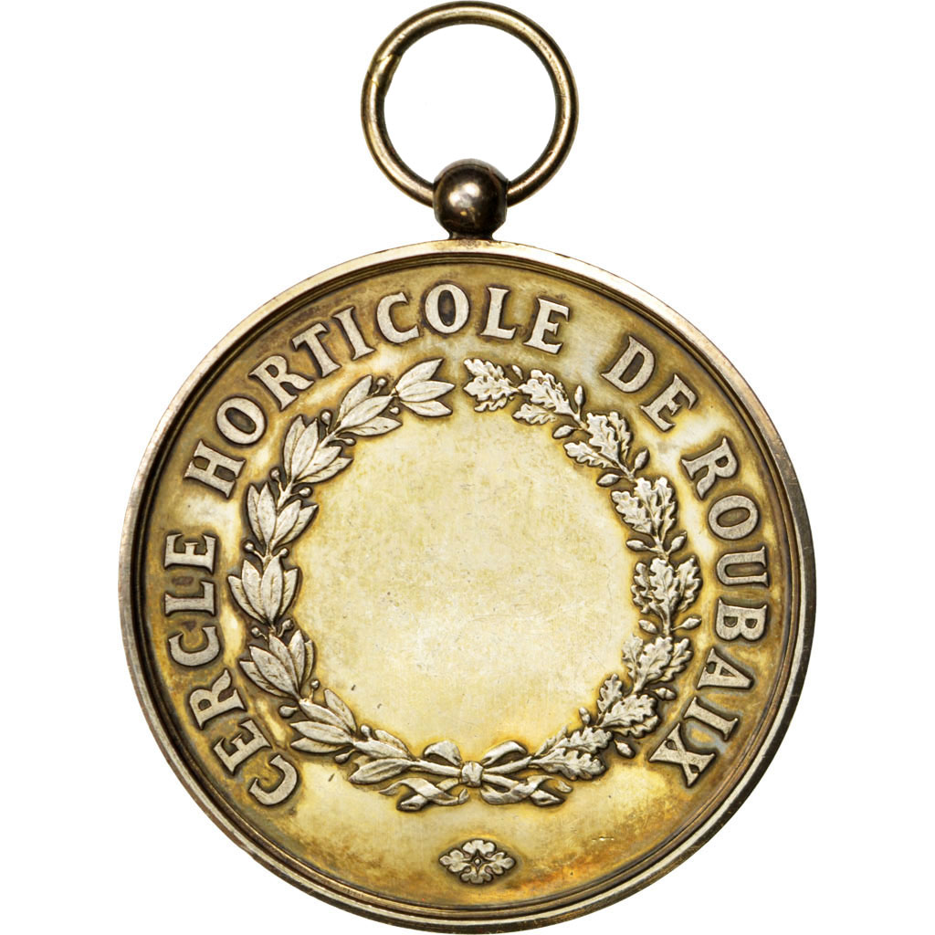 France, Medal, French Third Republic, Flora, , Vermeil