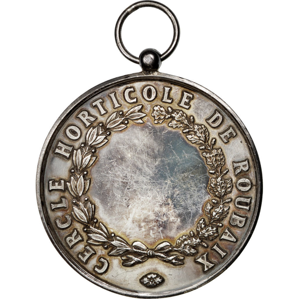 France, Medal, French Third Republic, Flora, , Silver