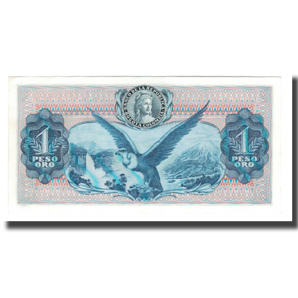 Geldschein, Kolumbien, 1 Peso Oro, 1973, 1973-08-07, KM:404e, UNZ
