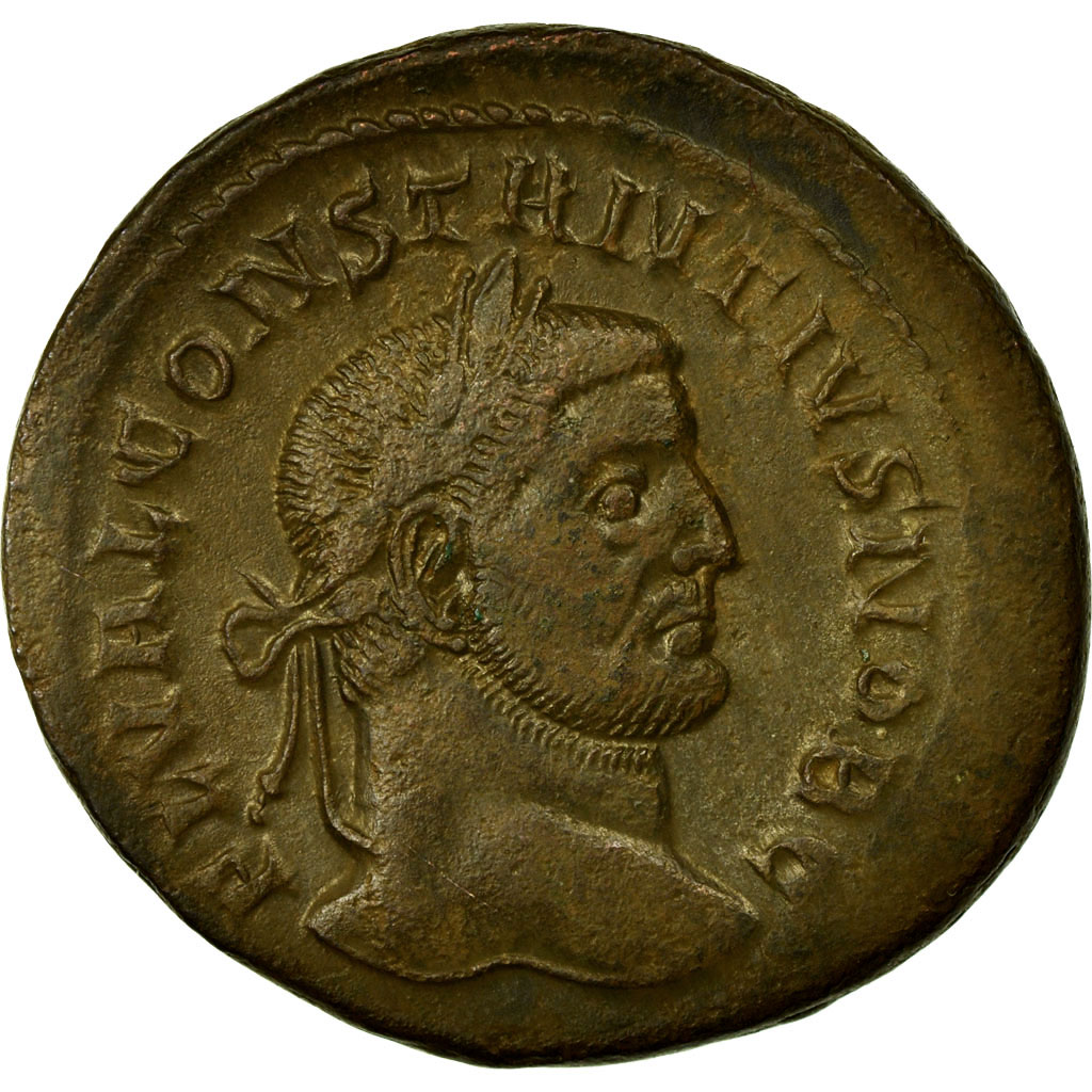 Coin, Constantius I, Follis, , Copper, Cohen:113