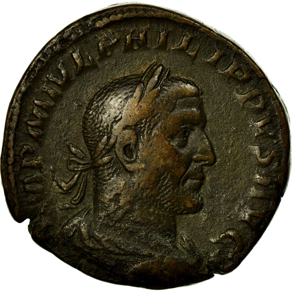 Coin, Philip I, Sestertius, , Copper, Cohen:44