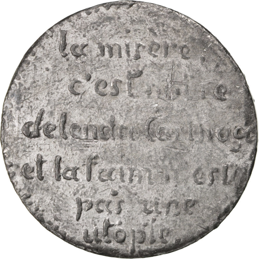 France, Medal, French Second Republic, Politics, Society, War, , Tin