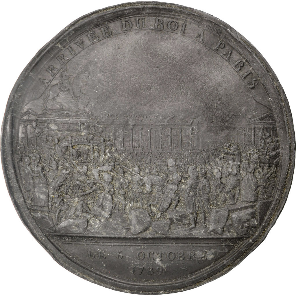 Frankrijk, Medal, End of Monarchy, History, Andrieu, FR+, Lead