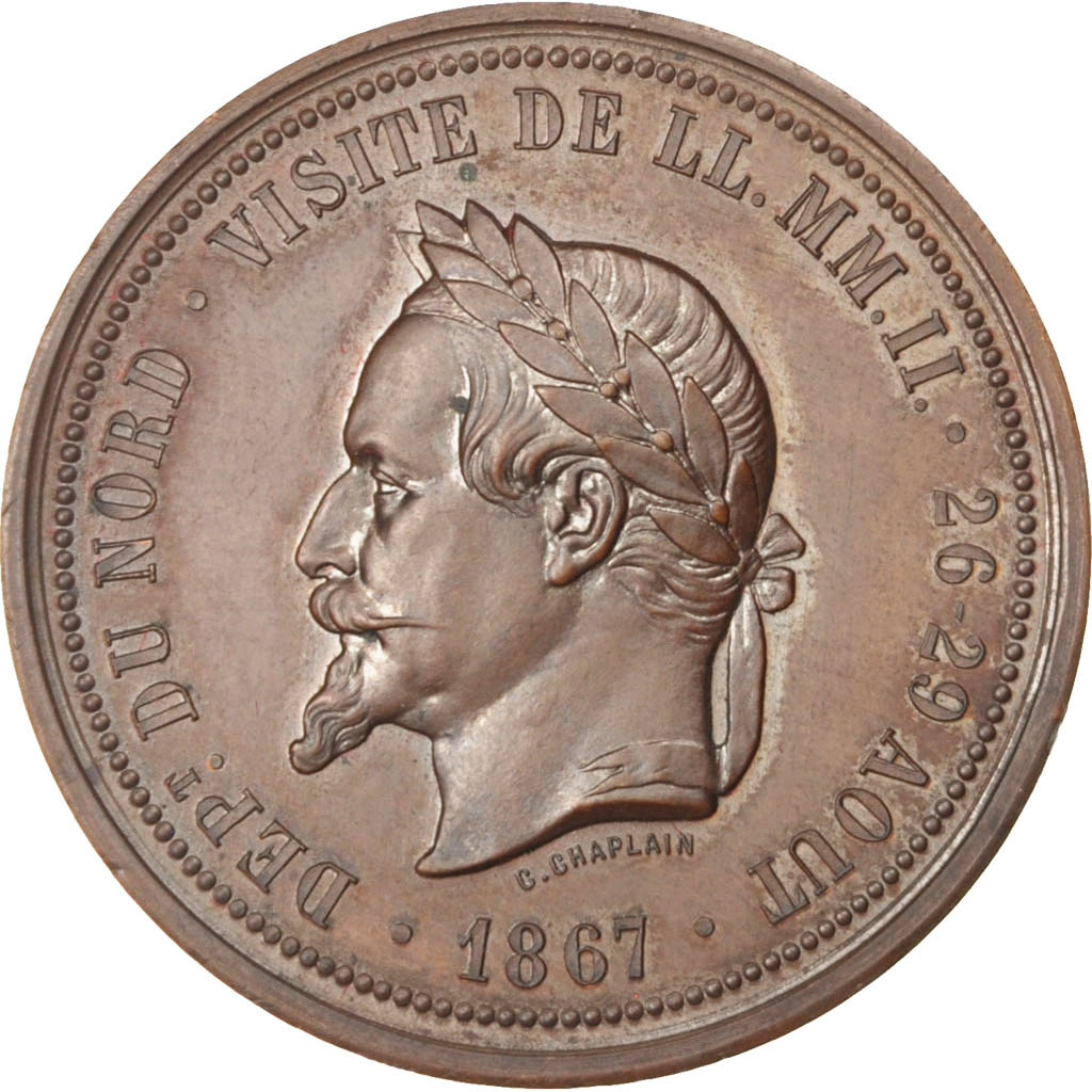 Frankrijk, Medal, Second French Empire, Business & industry, Borrel, PR, Koper