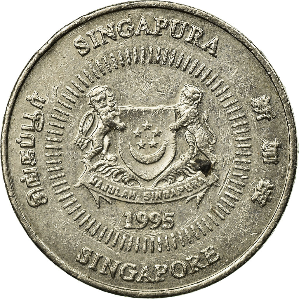 The Singapore Mint 50周年記念　美品 The Singapore Mint 50周年記念コイン 美品 The Singapore Mint