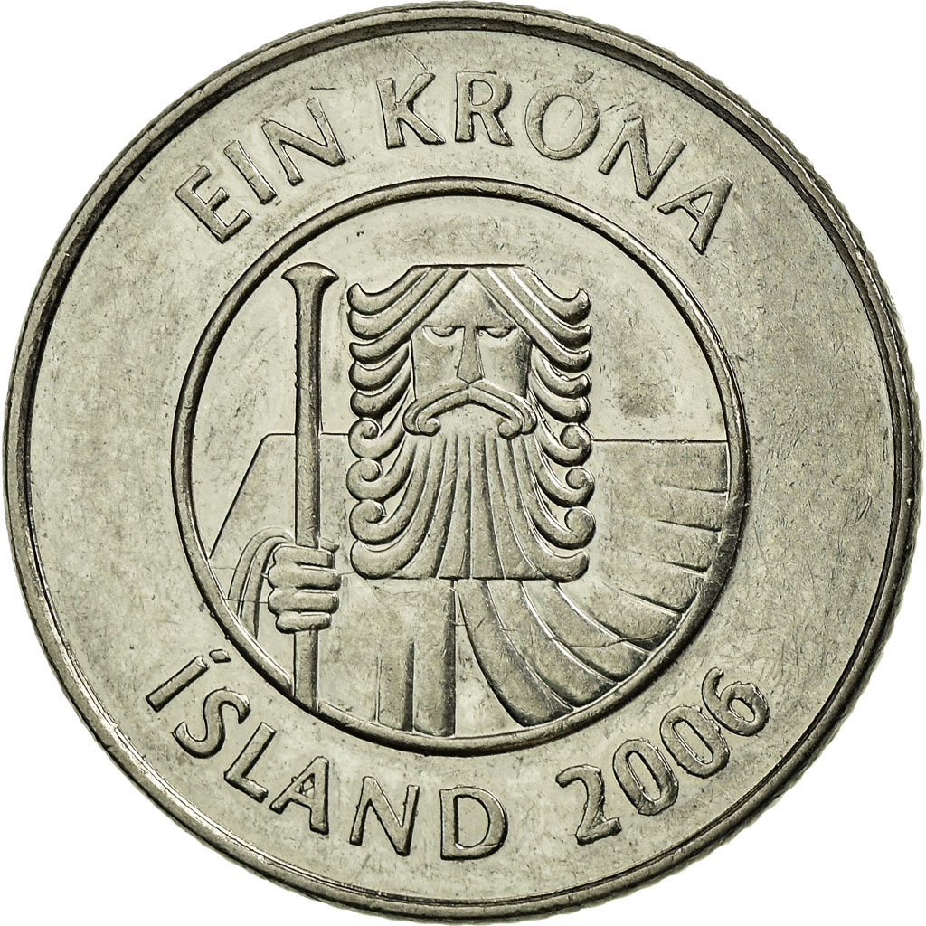 Münze, Iceland, Krona, 2006, SS, Nickel plated steel, KM:27A
