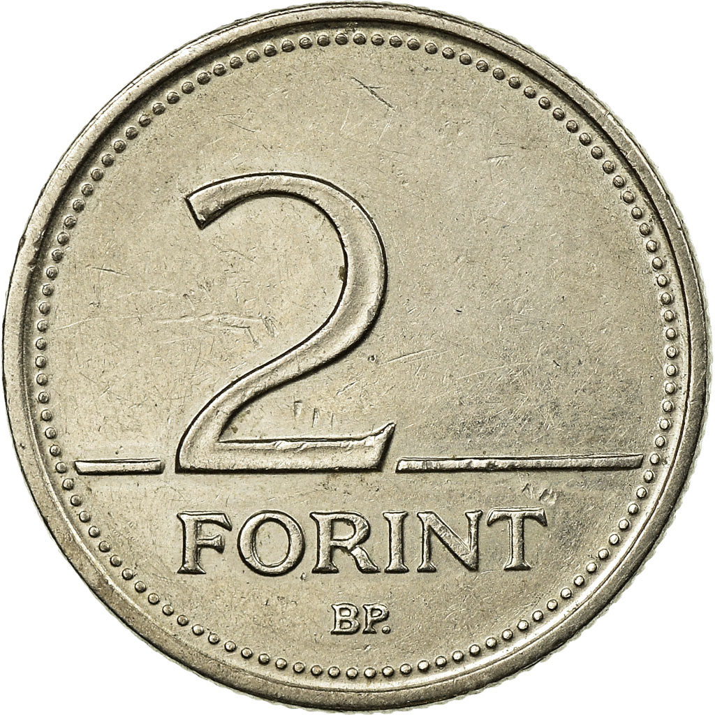 [#672759] Coin, Hungary, 2 Forint, 1994, Budapest, VF(30-35), Copper-nickel, KM:
