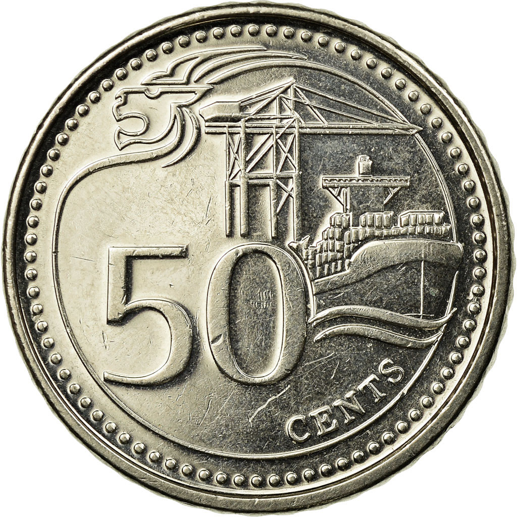 Coin, Singapore, 50 Cents, 2013, Singapore Mint, , Copper-nickel