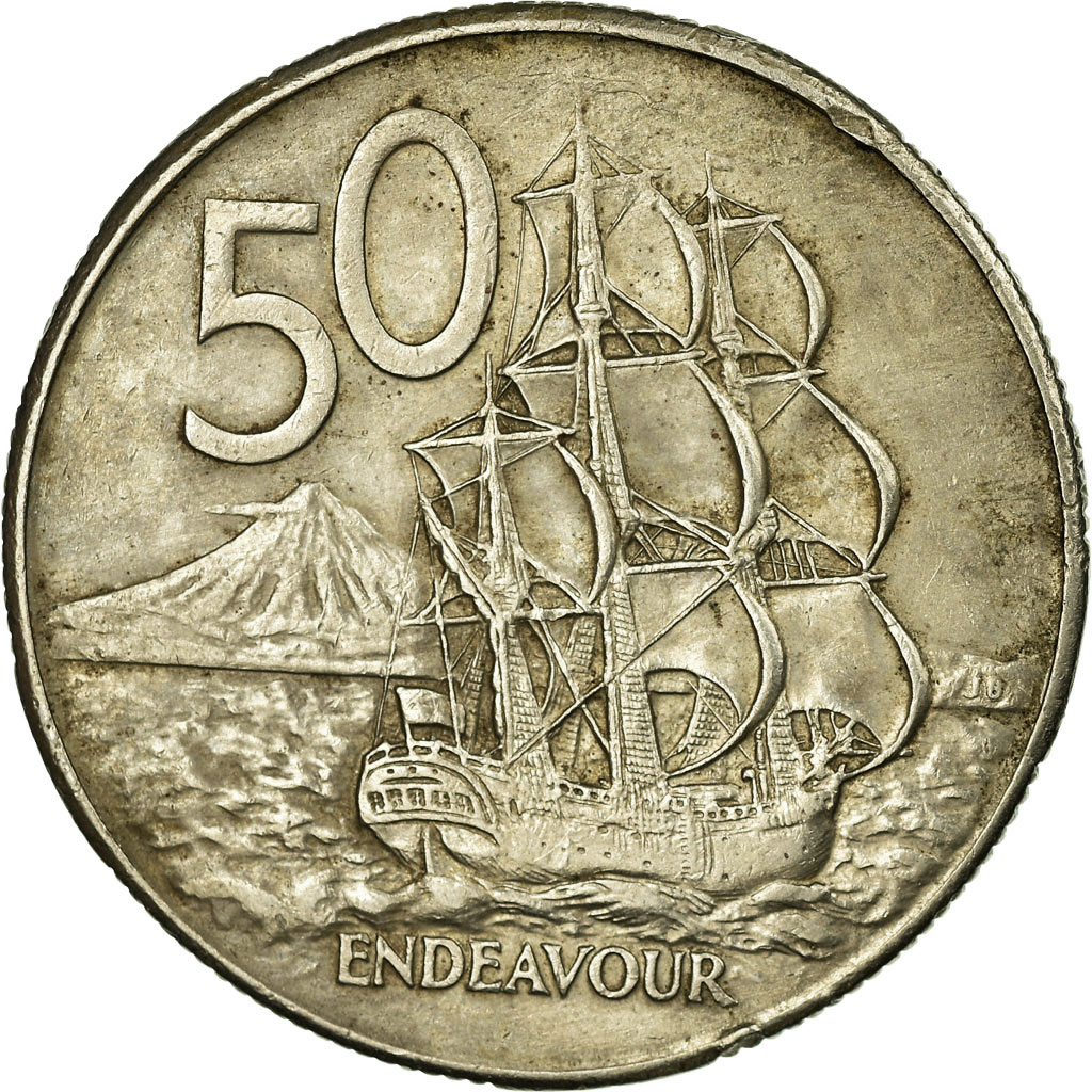 Coin, New Zealand, Elizabeth II, 50 Cents, 1981, , Copper-nickel