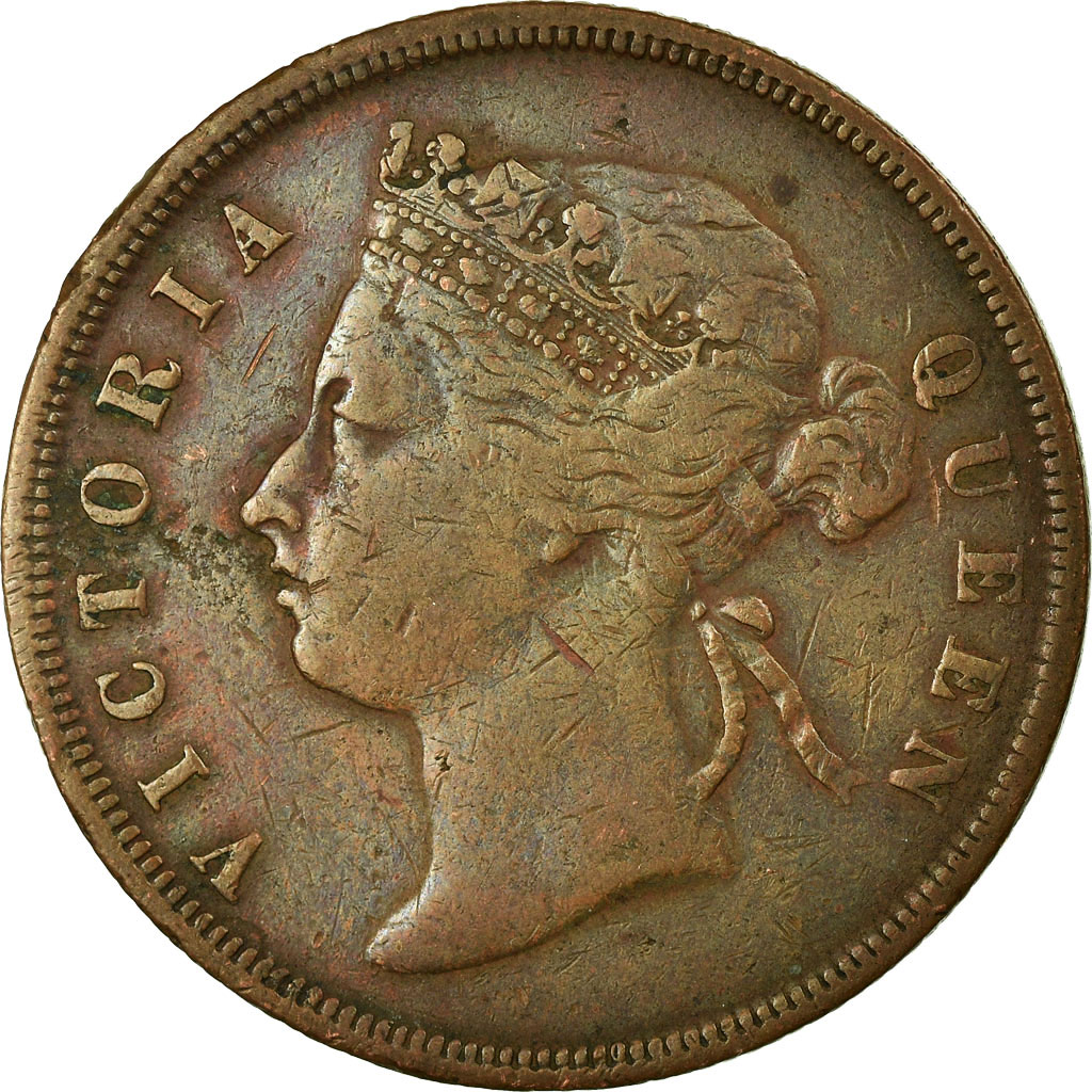 Coin, Straits Settlements, Victoria, Cent, 1887, Paris, , Bronze, KM:16