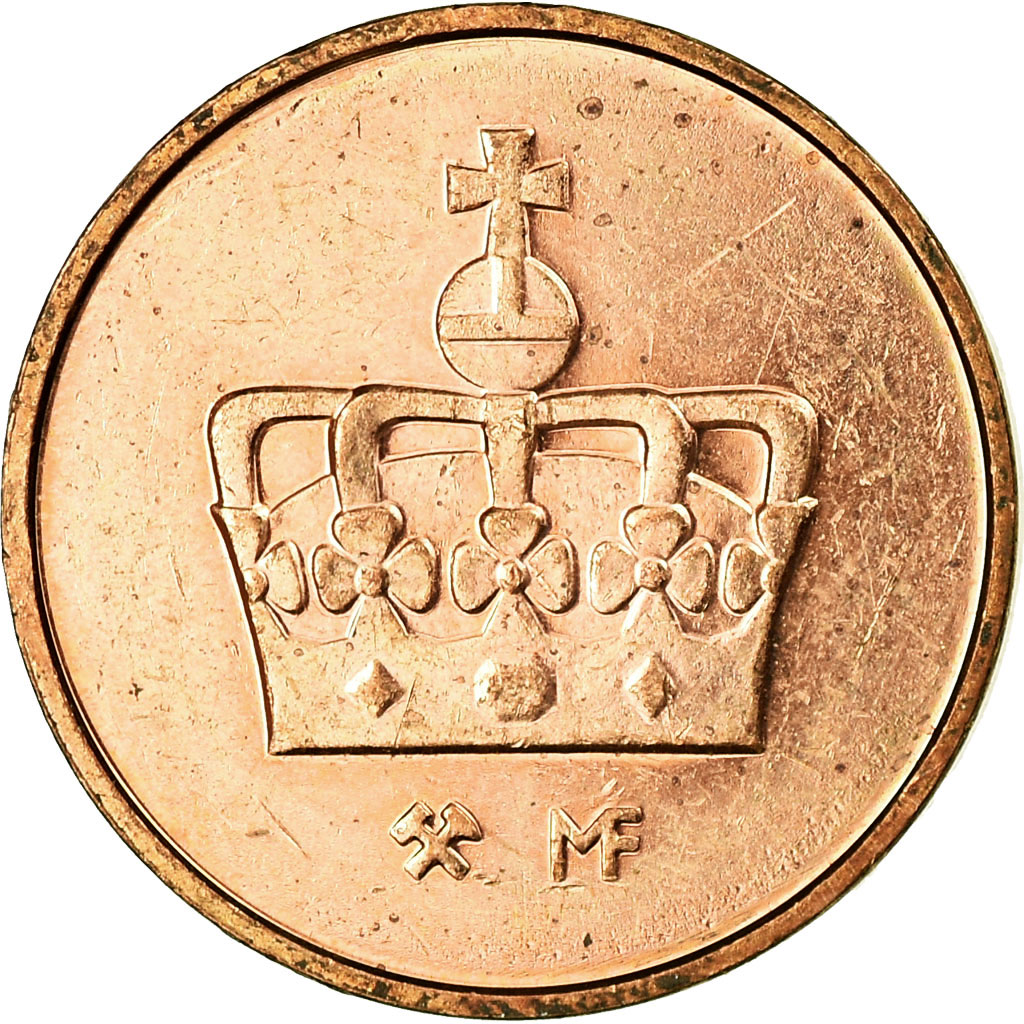 Moneda, Noruega, Harald V, 50 Öre, 2002, MBC, Bronce, KM:460