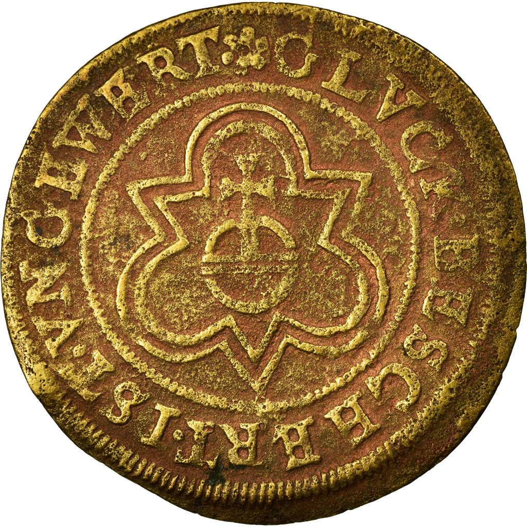 France, Token, Royal, , Copper