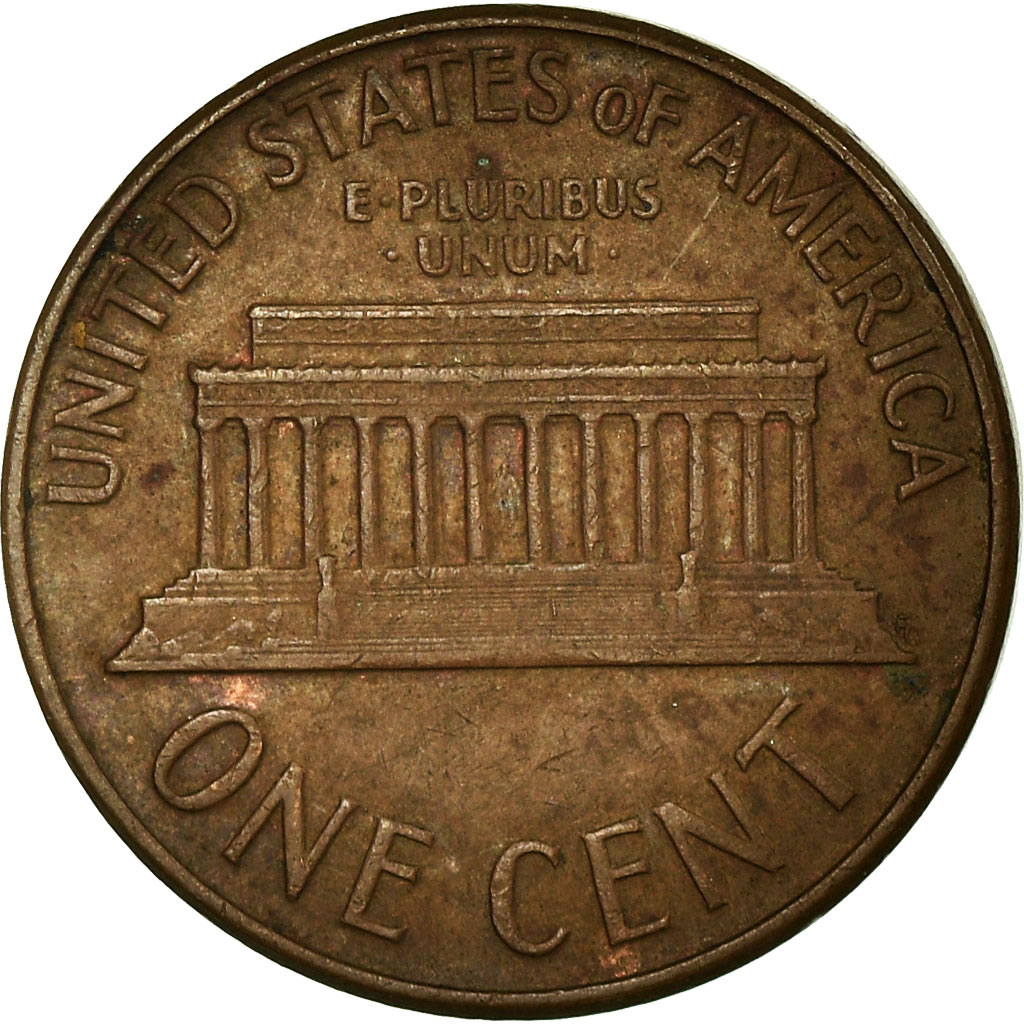 Moneda, Estados Unidos, Lincoln Cent, Cent, 1960, U.S. Mint, Denver, BC+