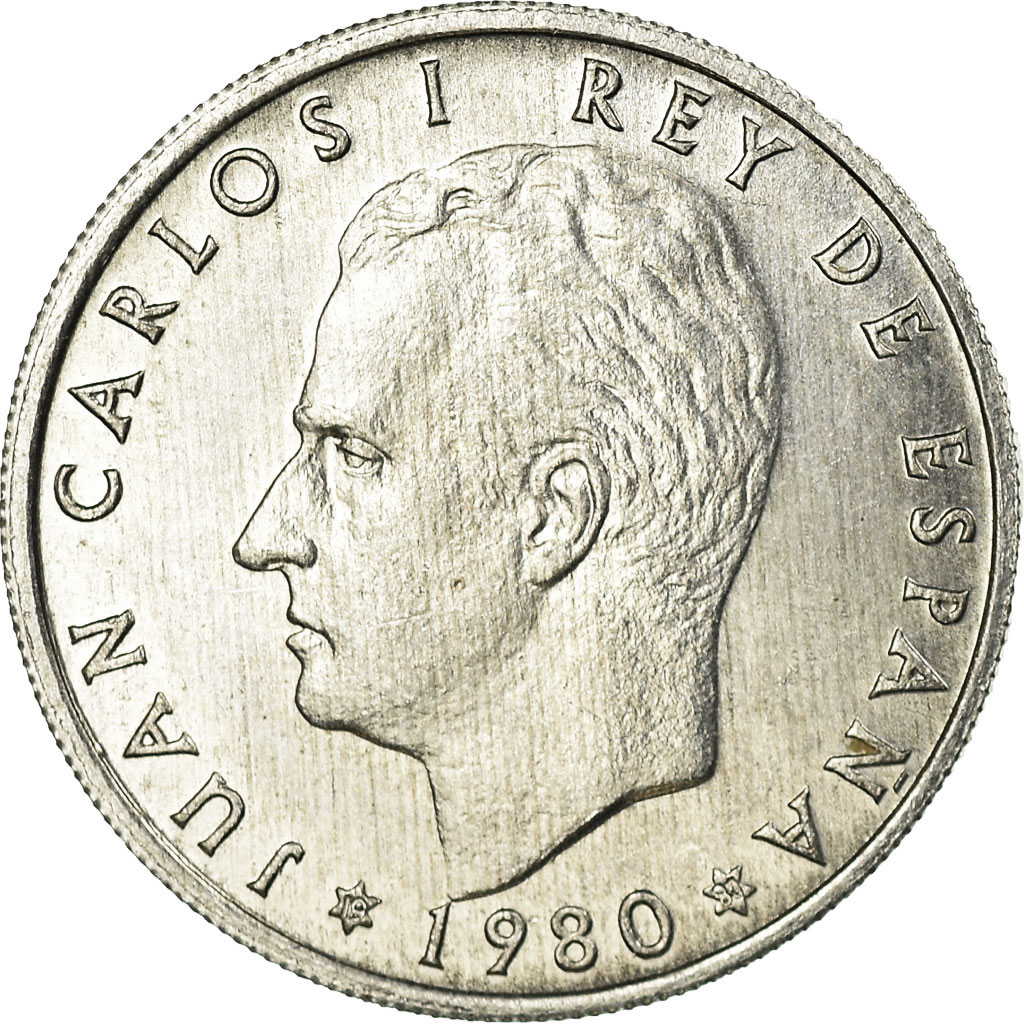Moneda, España, Juan Carlos I, 50 Centimos, 1980, MBC, Aluminio, KM:815