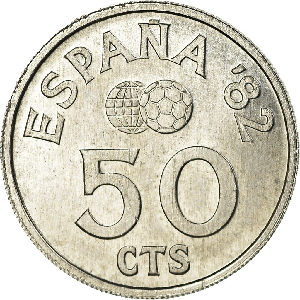 Moneda, España, Juan Carlos I, 50 Centimos, 1980, MBC, Aluminio, KM:815
