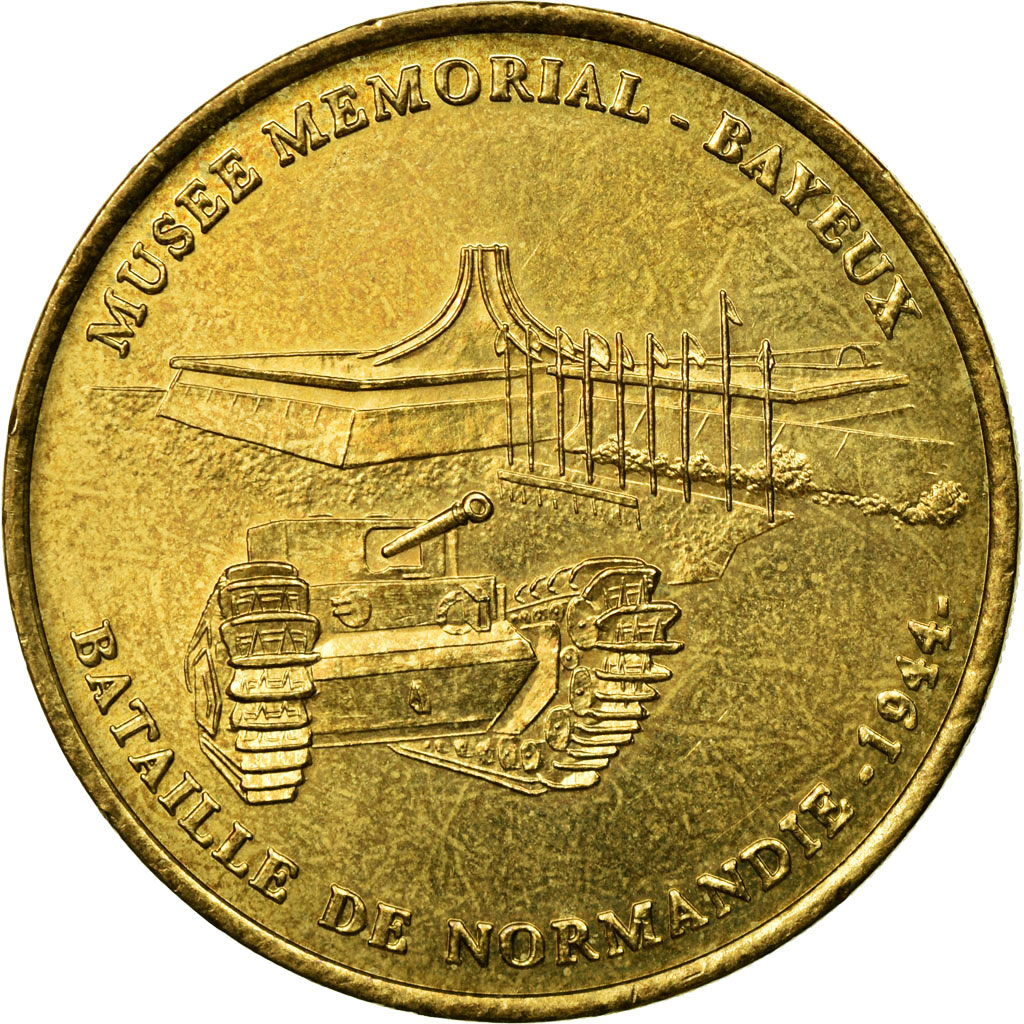 France, Token, Touristic token, Bayeux - Mémorial n°1, 2001, MDP, 