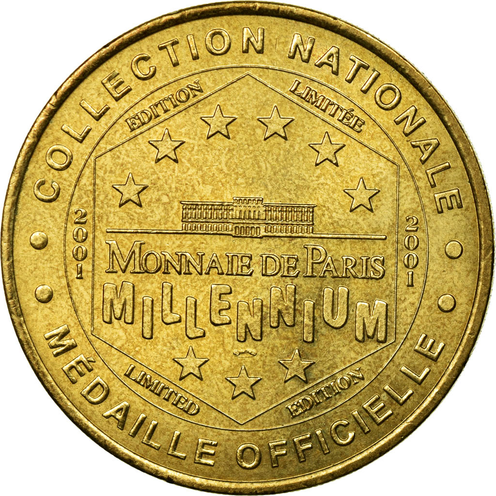 France, Token, Touristic token, Bayeux - Mémorial n°1, 2001, MDP, 