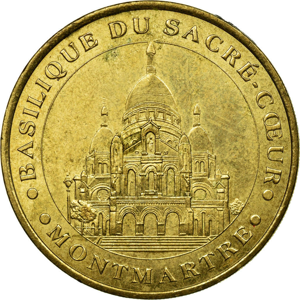 France, Token, Touristic token, Paris - Basilique du Sacré Coeur n°1, 2000