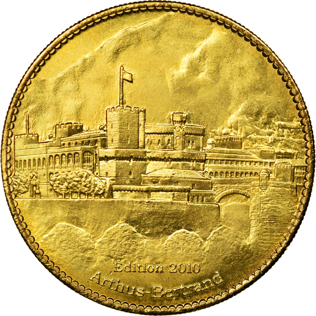 Frankreich, Token, Touristic token, 98/ Palais Princier, Monaco, 2010, Arthus