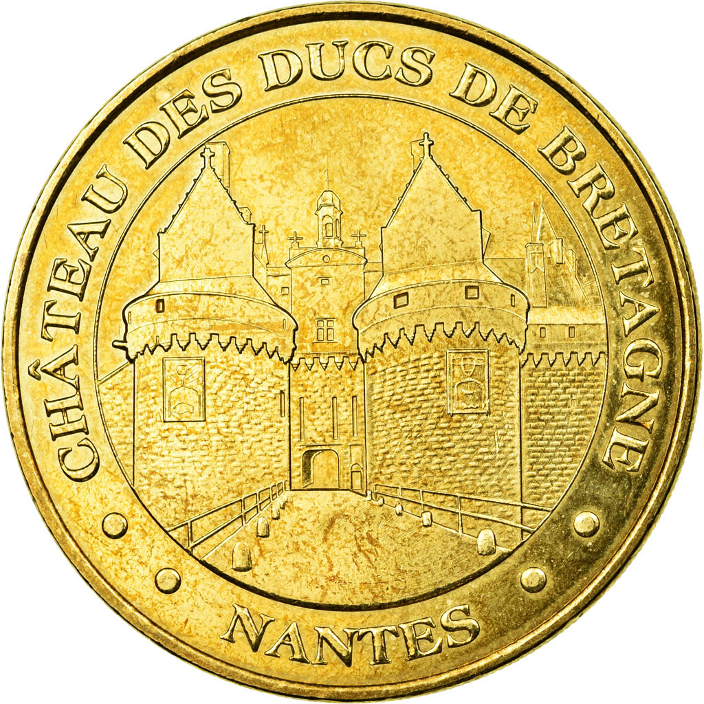 France, Token, Touristic token, Nantes -  Chateau des Ducs de Bretagne n°2