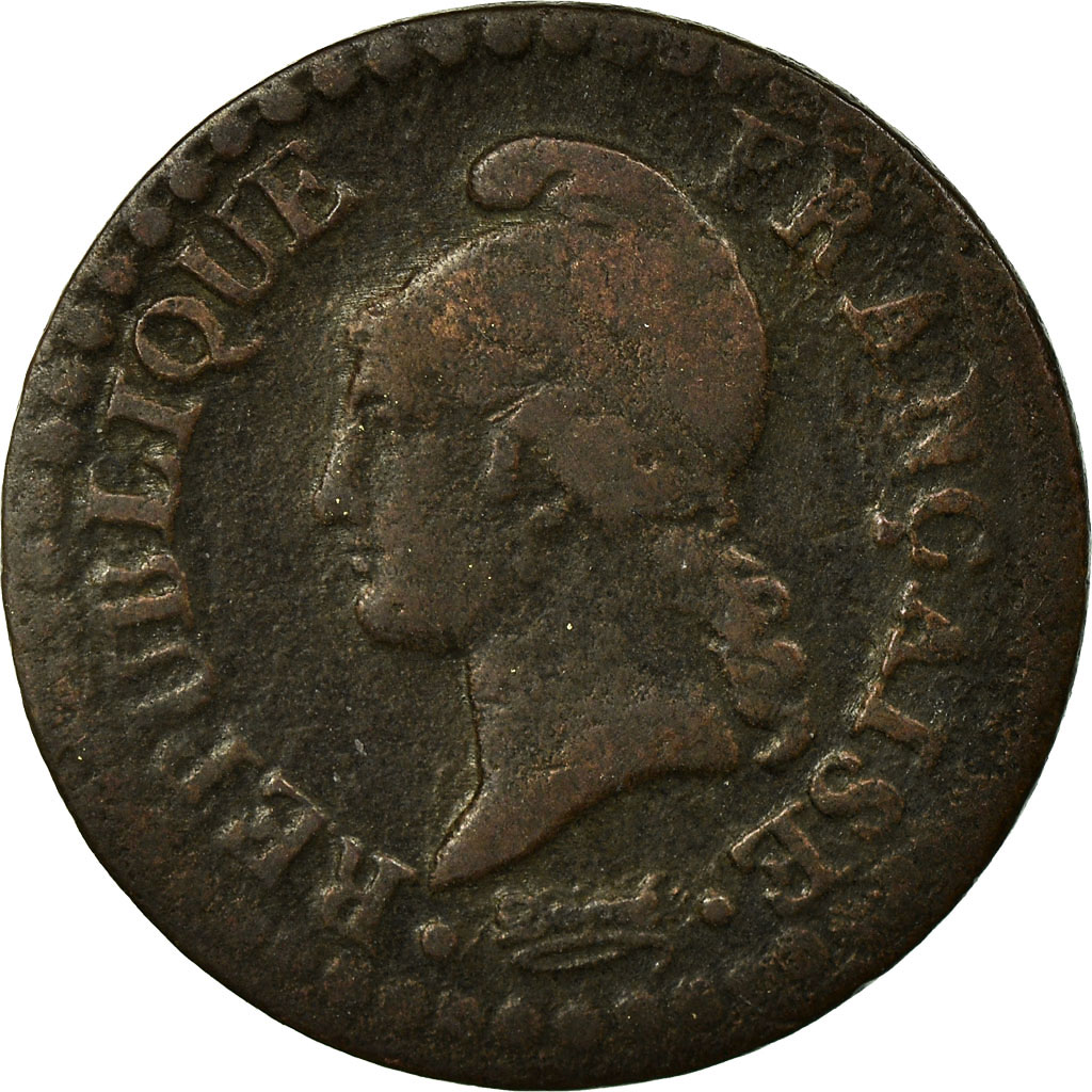 Coin, France, Dupré, Centime, AN 7, Paris, , Bronze, KM:646