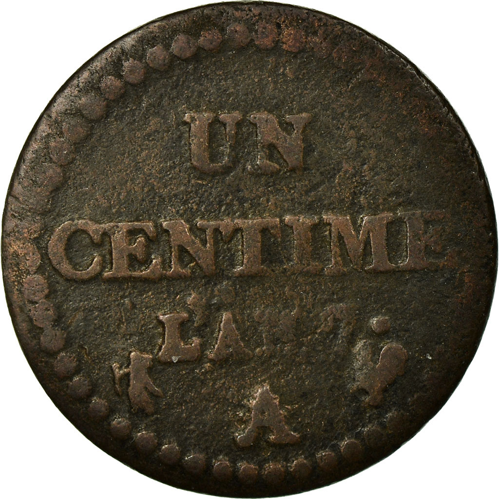 Coin, France, Dupré, Centime, AN 7, Paris, , Bronze, KM:646