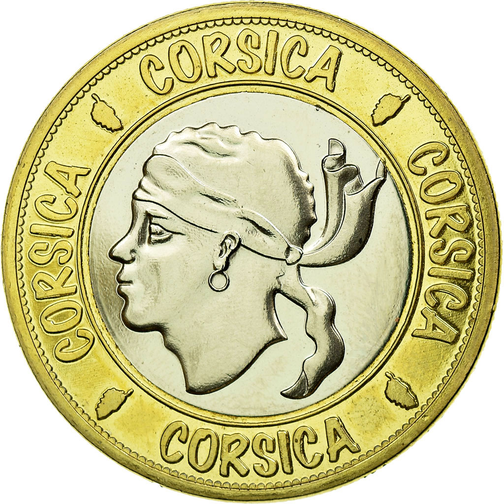 France, Token, Tourist Token, Corsica -, , Bi-Metallic