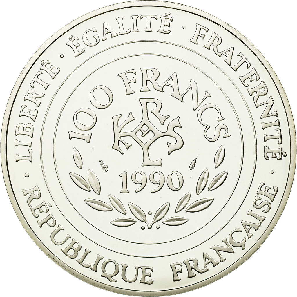 Coin, France, 100 Francs-15 Ecus, 1990, , Silver, KM:989, Gadoury:C5