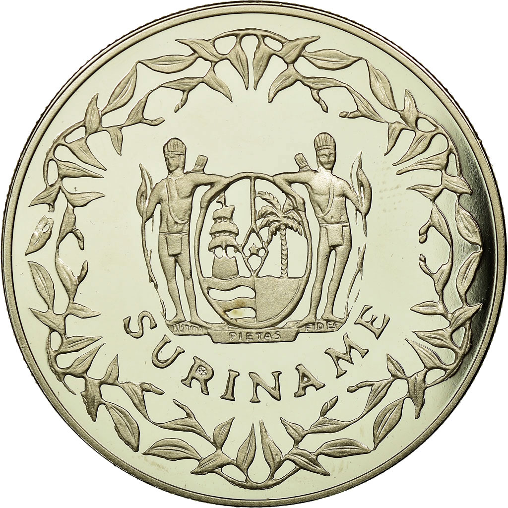 Coin, Surinam, 100 Guilder, 1996, , Copper-nickel, KM:46